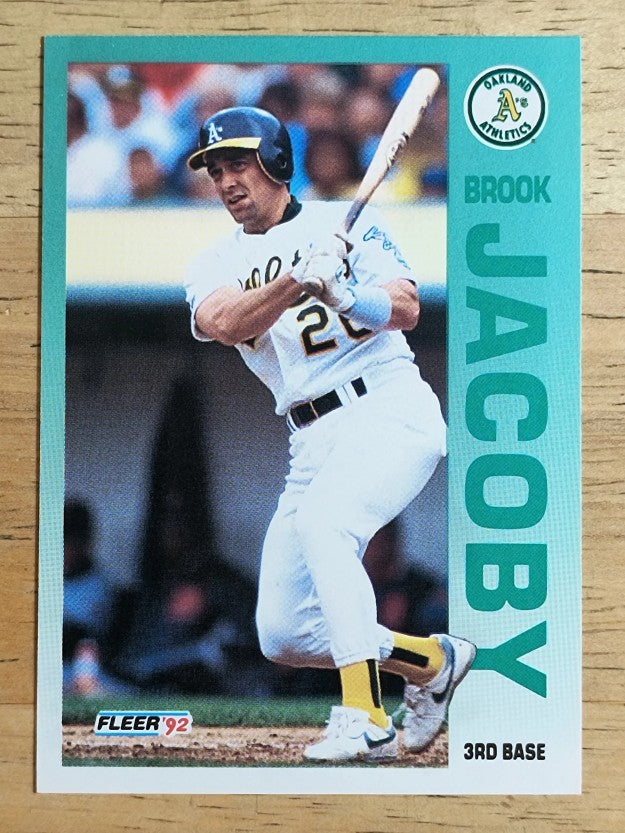 1992 Fleer #260 Brook Jacoby