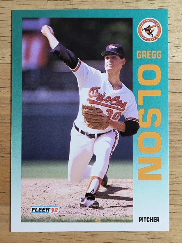 1992 Fleer #21 Gregg Olson