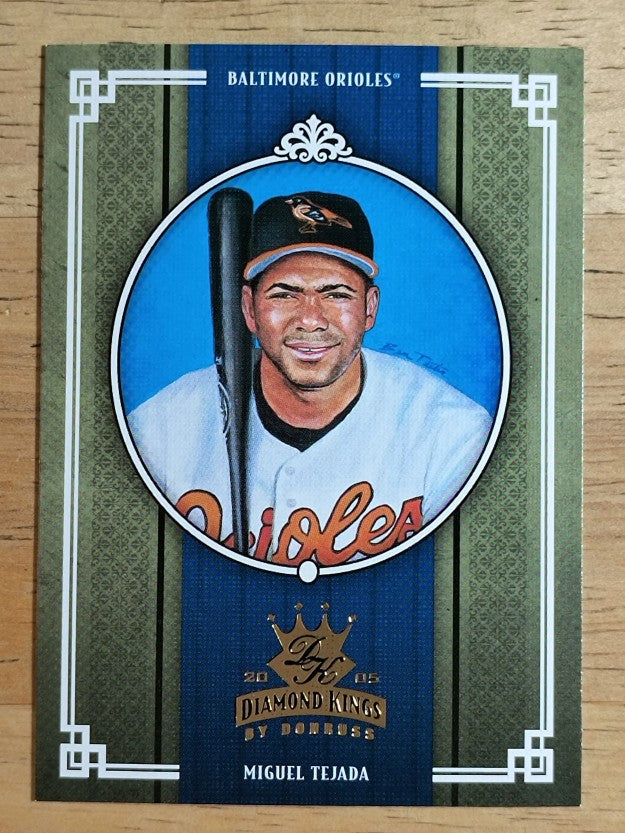 2005 Diamond Kings #28 Miguel Tejada