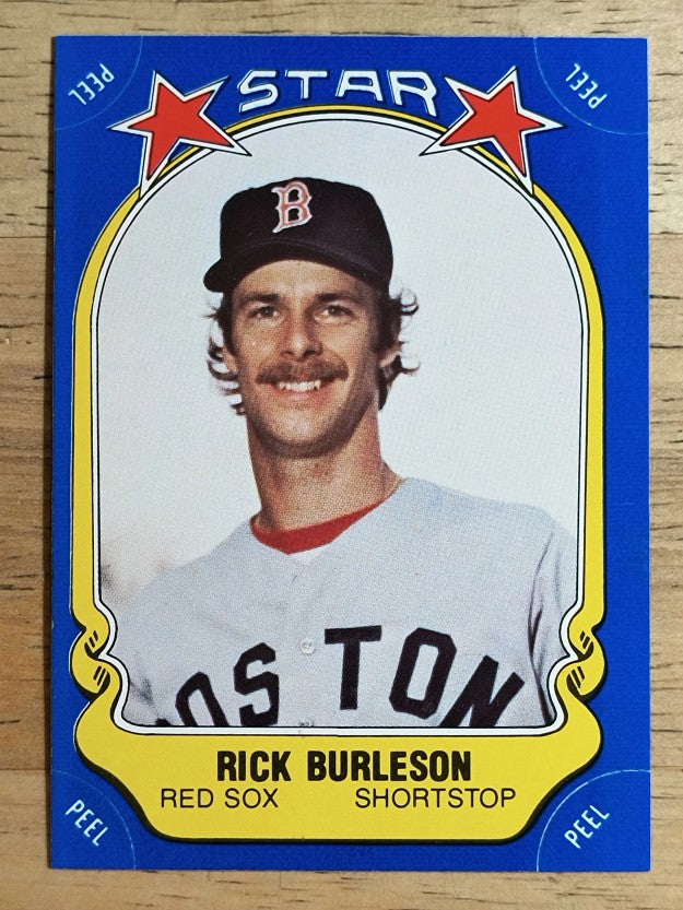1981 Fleer Star Stickers #33 Rick Burleson