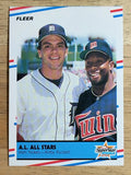 1988 Fleer #638 Matt Nokes/Kirby Puckett