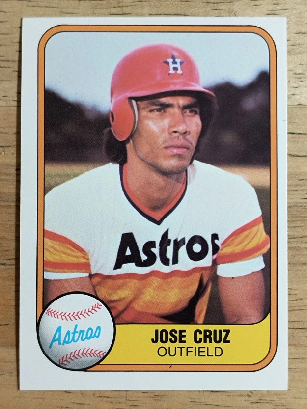 1981 Fleer #60 Jose Cruz