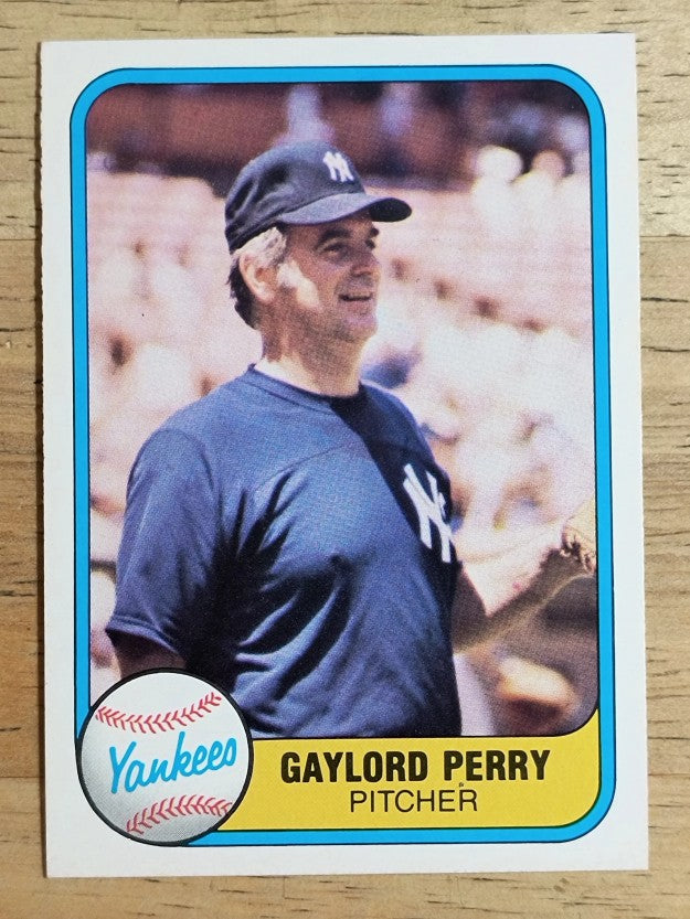 1981 Fleer #91 Gaylord Perry