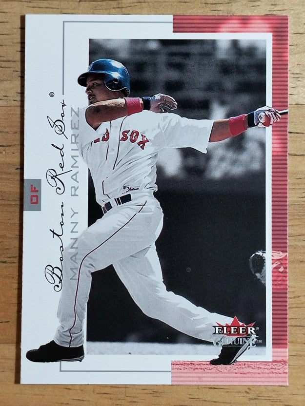 2001 Fleer Genuine #31 Manny Ramirez Sox