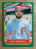 1987 Fleer Star Stickers #8 Steve Bedrosian
