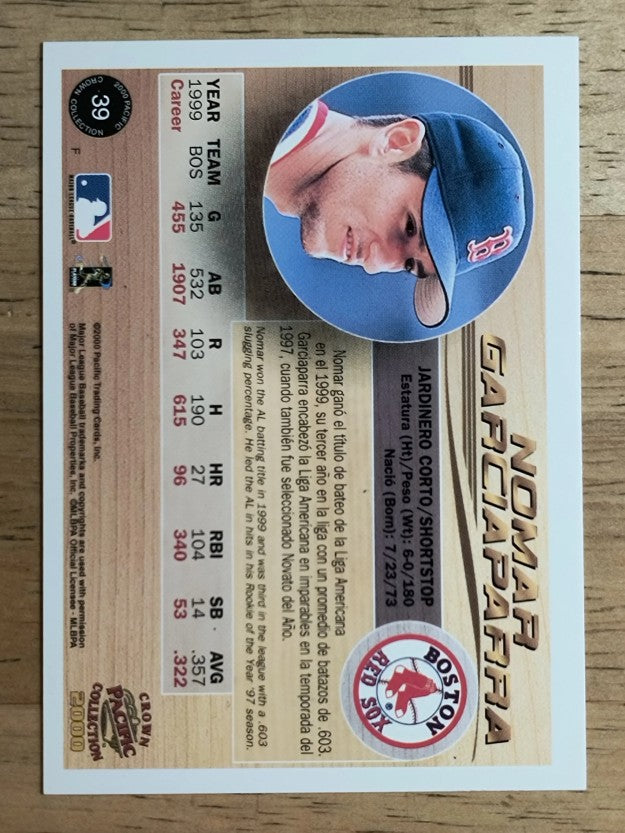 2000 Pacific Crown Collection #39 Nomar Garciaparra