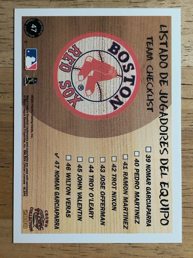 2000 Pacific Crown Collection #47 Nomar Garciaparra TC
