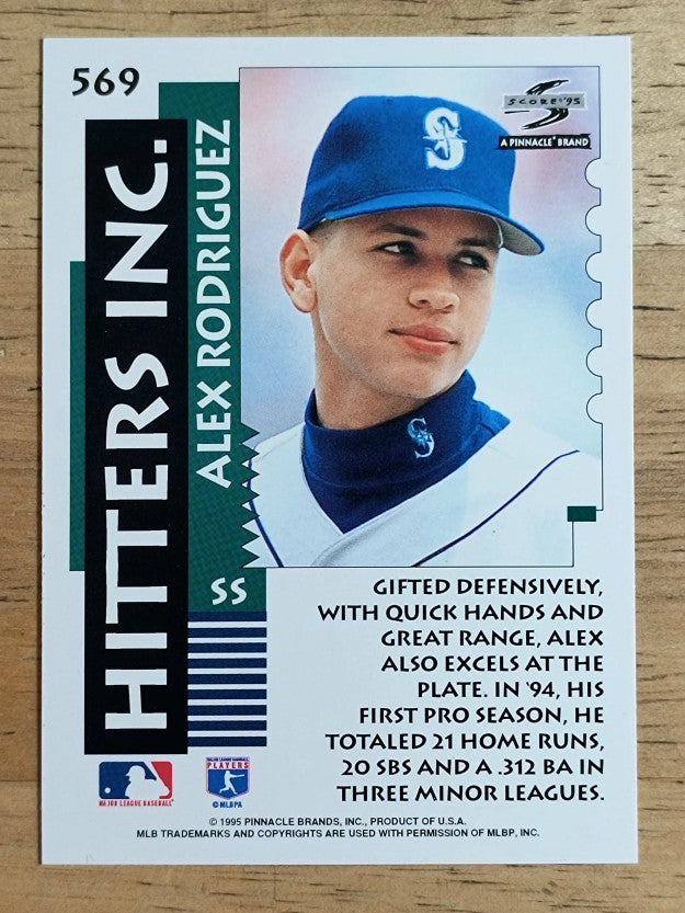1995 Score #569 Alex Rodriguez HIT