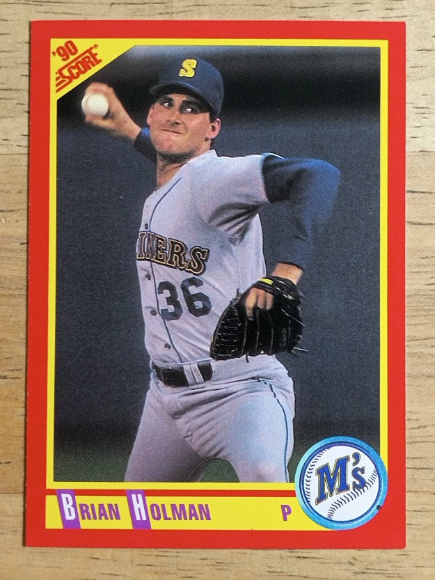 1990 Score #387 Brian Holman