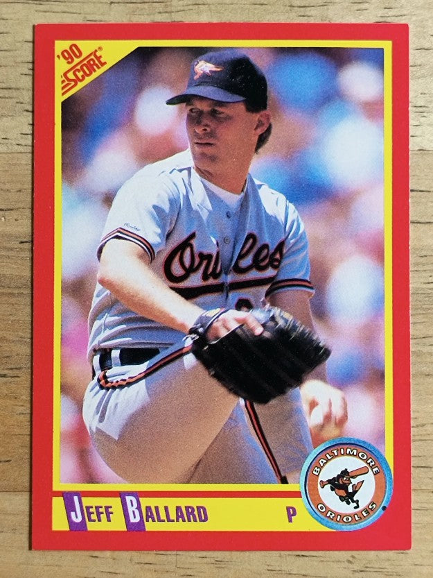 1990 Score #349 Jeff Ballard