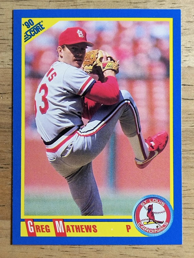 1990 Score #537 Greg Mathews