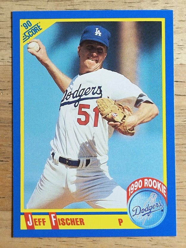1990 Score #654 Jeff Fischer RC