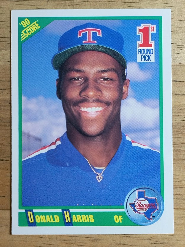 1990 Score #661 Donald Harris RC
