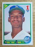 1990 Score #676 Keith Kiki Jones RC