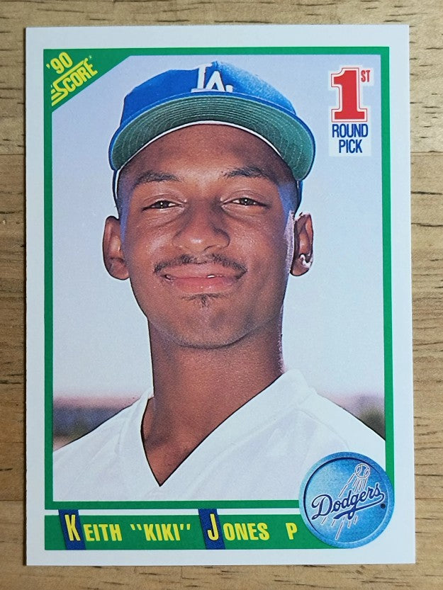 1990 Score #676 Keith Kiki Jones RC