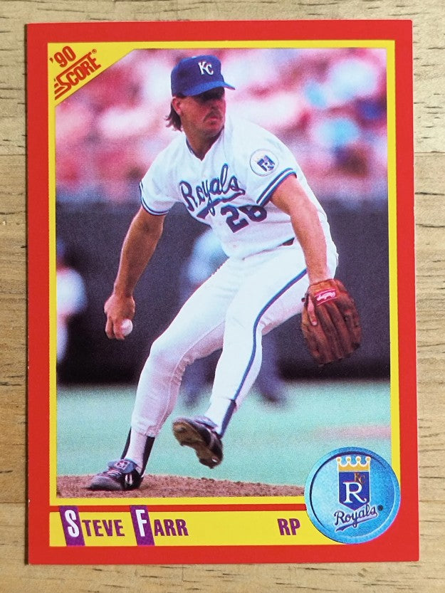 1990 Score #356 Steve Farr