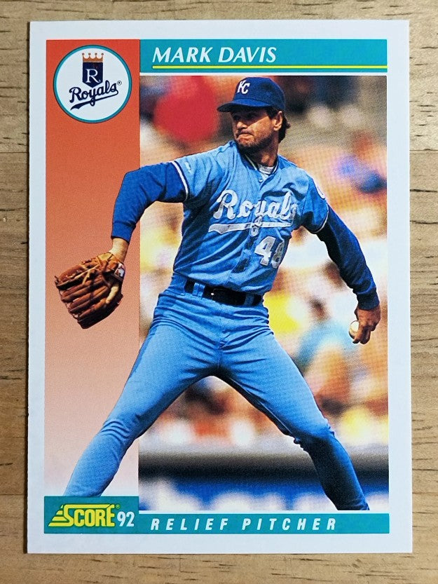 1992 Score #718 Mark Davis
