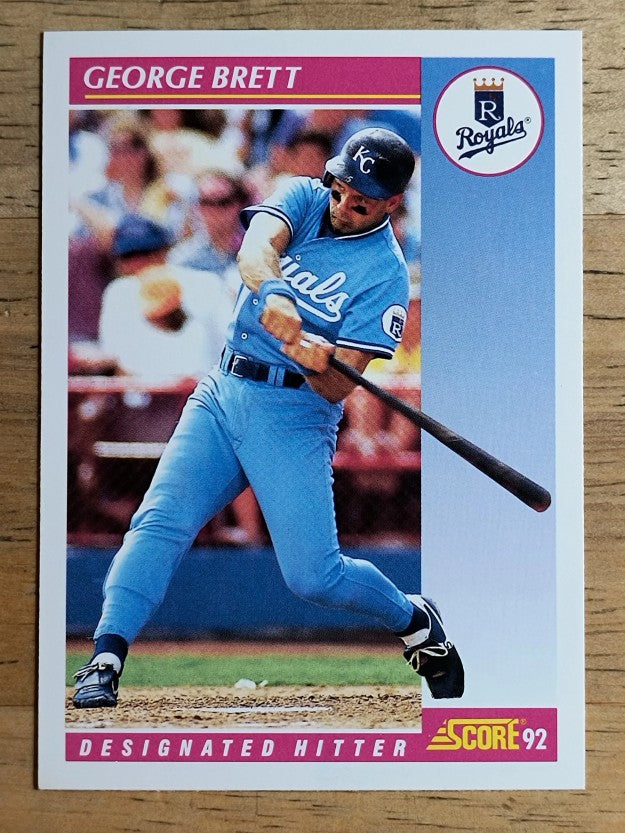 1992 Score #650 George Brett