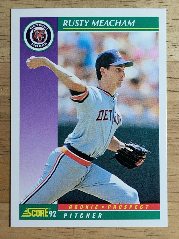 1992 Score #395 Rusty Meacham