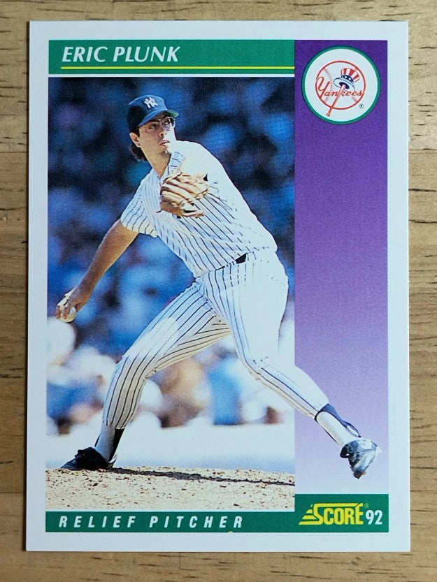 1992 Score #379 Eric Plunk