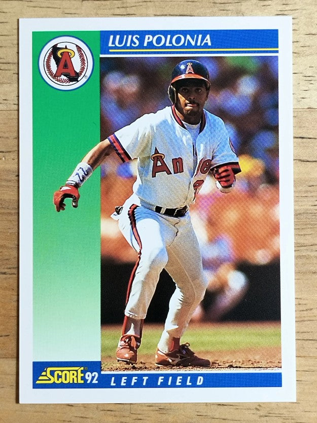 1992 Score #68 Luis Polonia