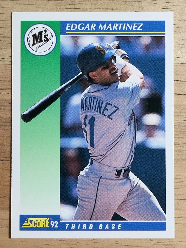 1992 Score #485 Edgar Martinez