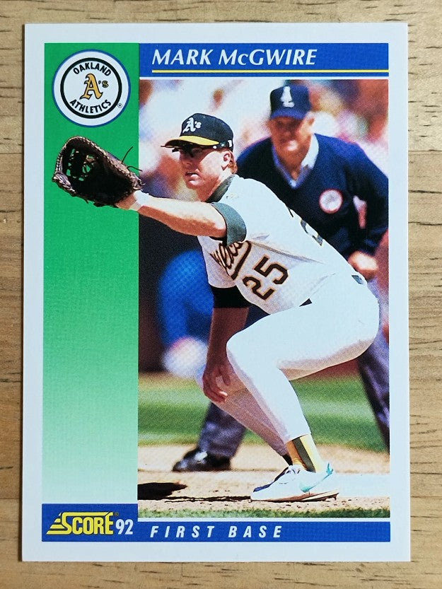 1992 Score #20 Mark McGwire