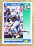1992 Score #480 Rickey Henderson