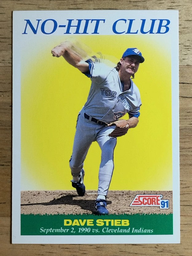 1991 Score #707 Dave Stieb NH