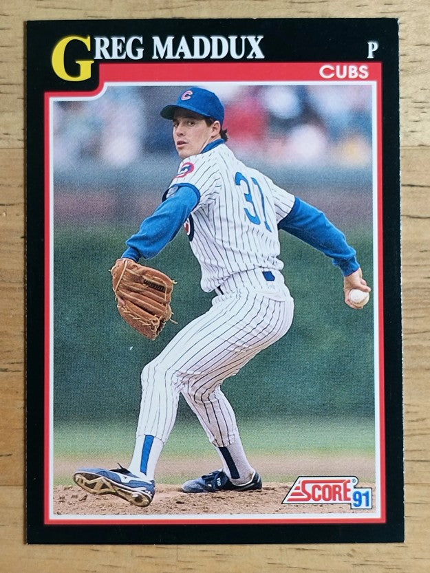 1991 Score #317 Greg Maddux