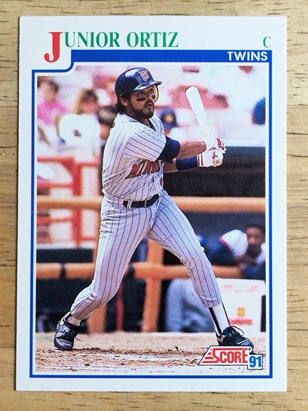 1991 Score #438 Junior Ortiz