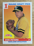 1991 Score #381 Donald Peters RC