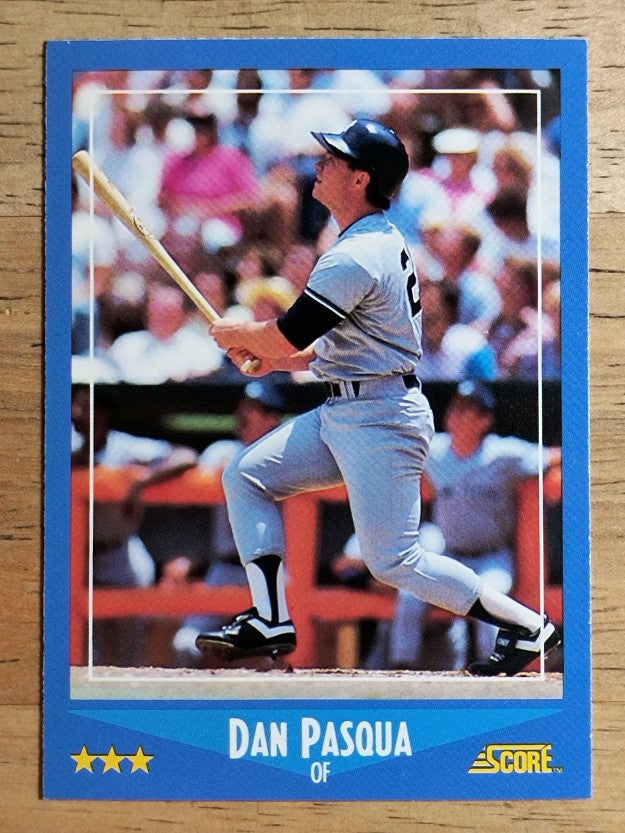 1988 Score #196 Dan Pasqua