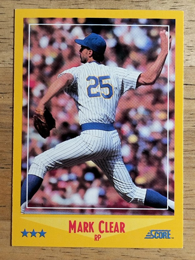 1988 Score #446 Mark Clear