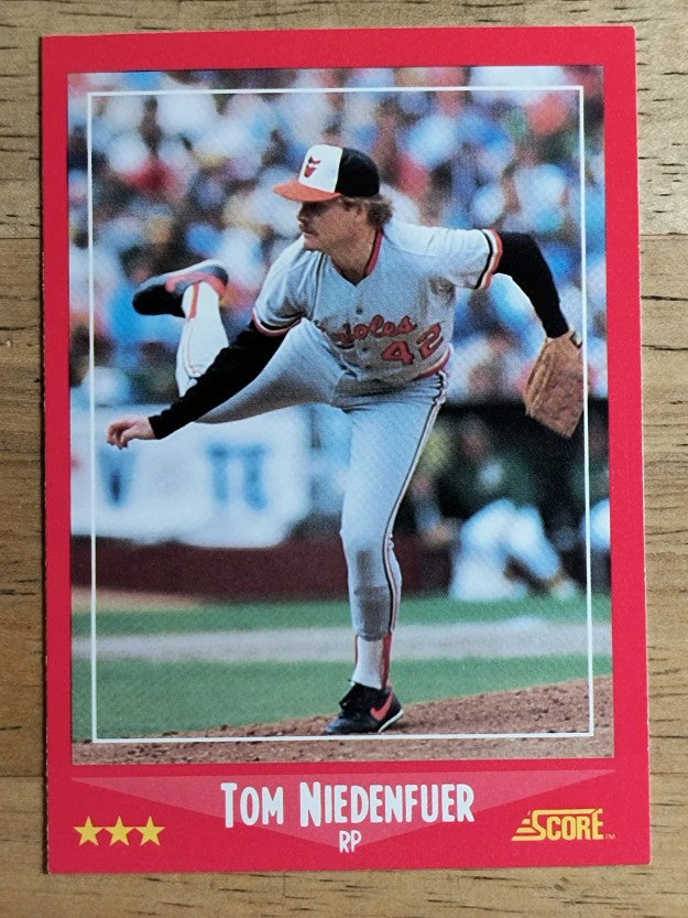 1988 Score #261B Tom Niedenfuer COR