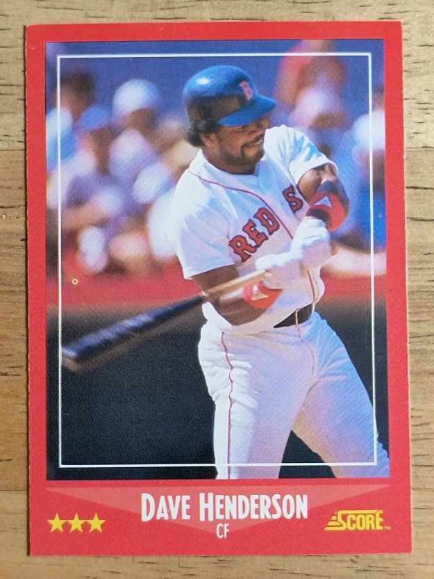 1988 Score #228 Dave Henderson