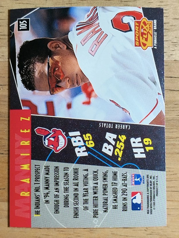 1995 Sportflix #105 Manny Ramirez