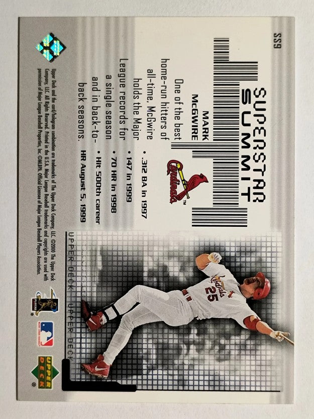 2001 Upper Deck Superstar Summit #SS9 Mark McGwire