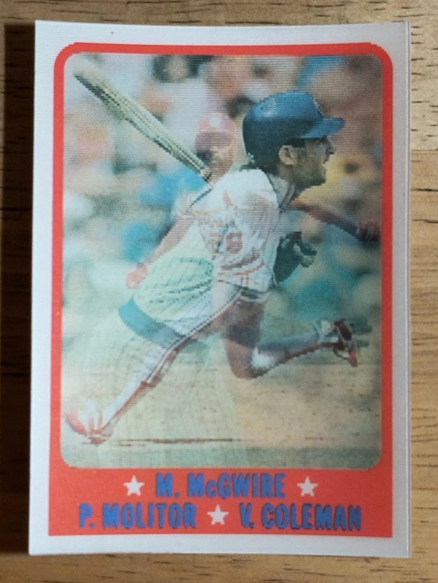 1988 Sportflics #221 HL 1987 Mark McGwire