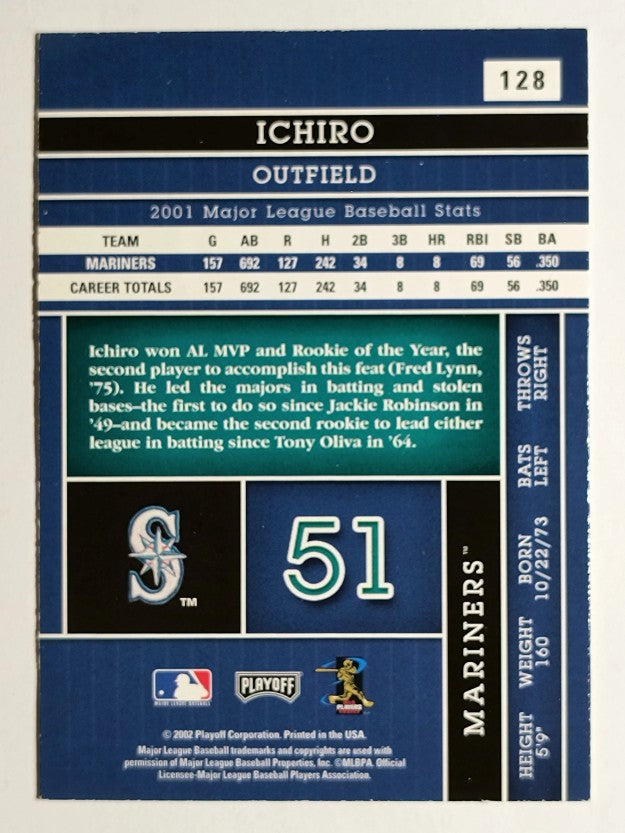 2002 Absolute Memorabilia #128 Ichiro Suzuki