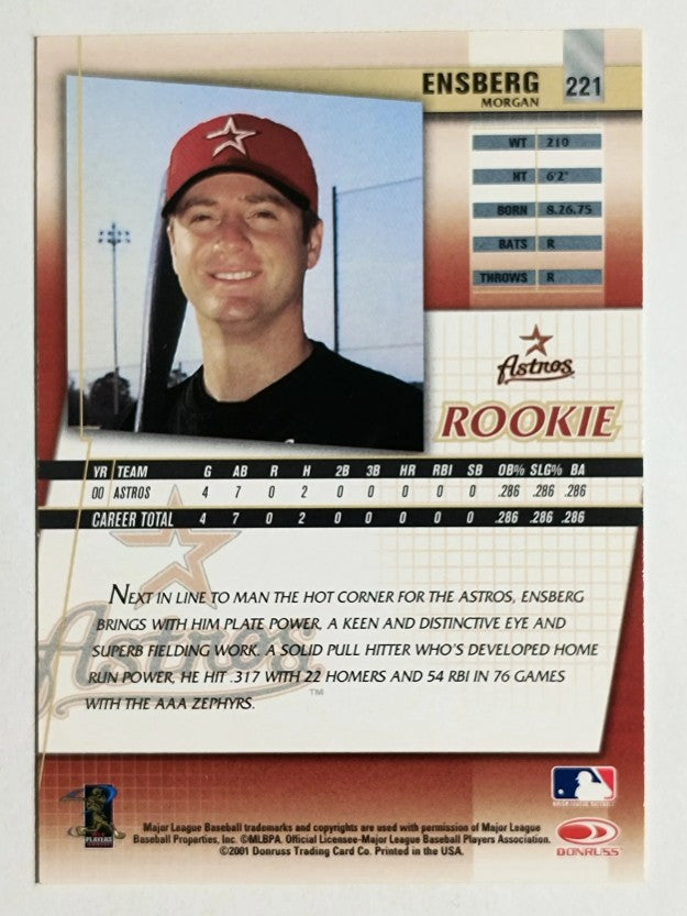 2002 Donruss Fan Club #221 Morgan Ensberg