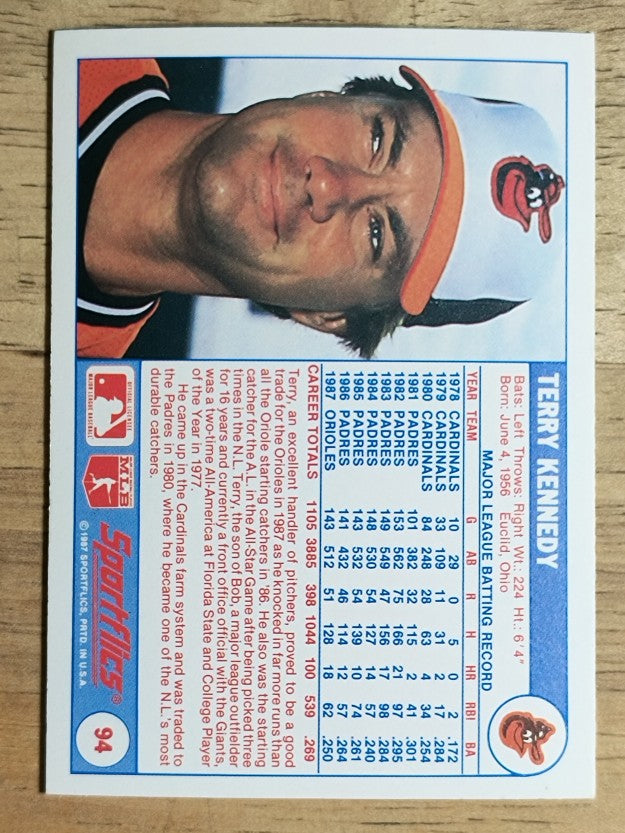 1988 Sportflics #94 Terry Kennedy
