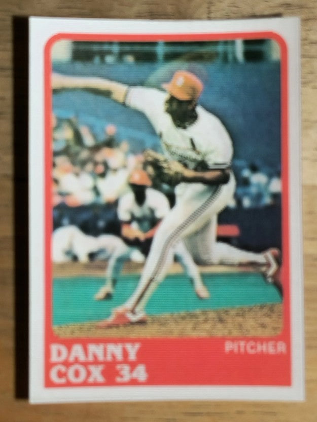 1988 Sportflics #84 Danny Cox