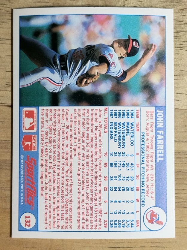 1988 Sportflics #132 John Farrell