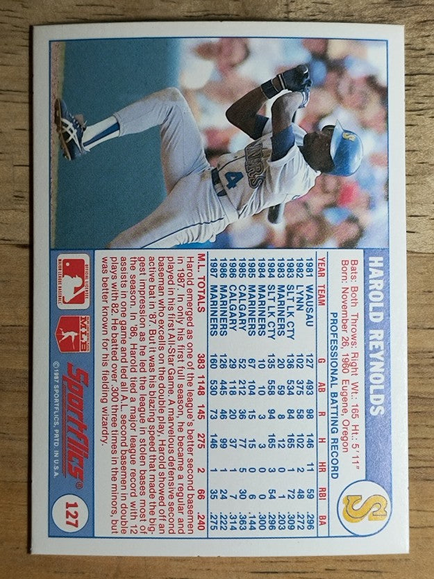 1988 Sportflics #127 Harold Reynolds