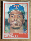1988 Sportflics #113 Ruben Sierra