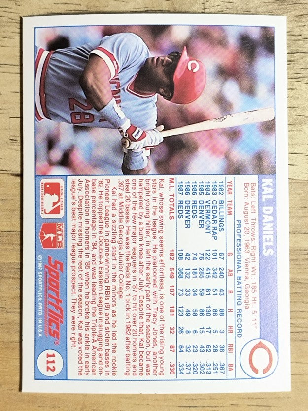 1988 Sportflics #112 Kal Daniels