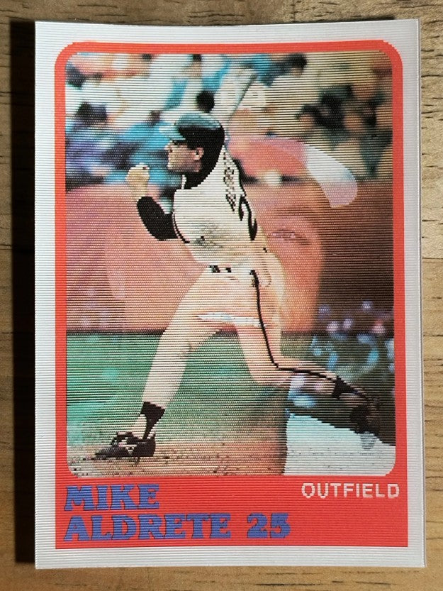 1988 Sportflics #80 Mike Aldrete