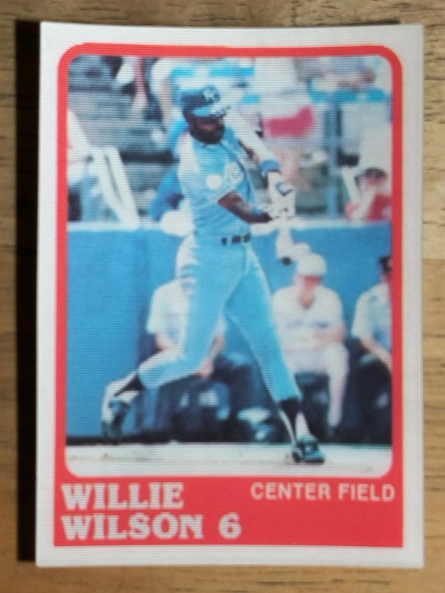 1988 Sportflics #192 Willie Wilson
