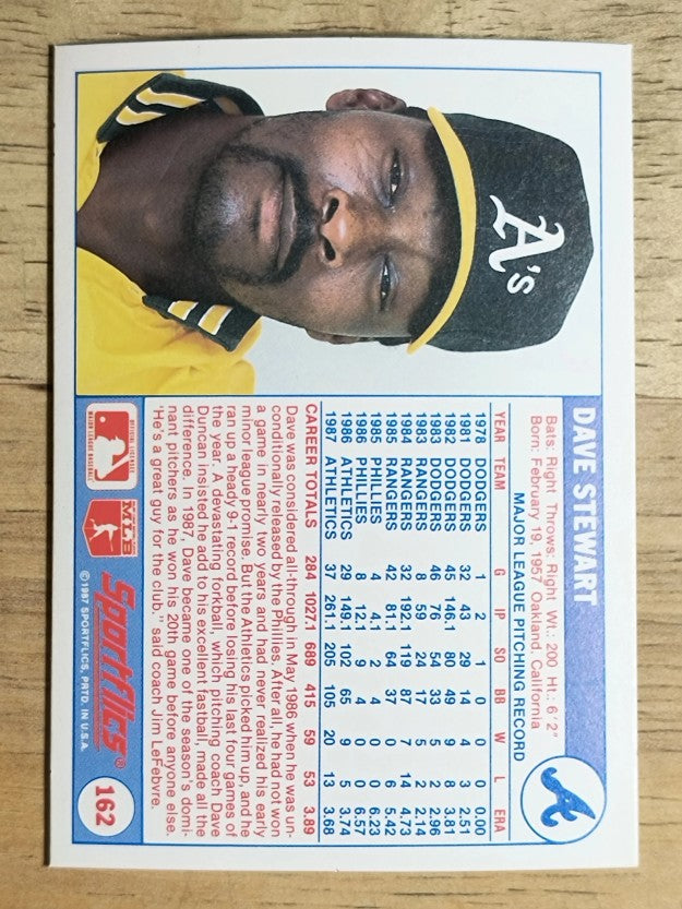 1988 Sportflics #162 Dave Stewart